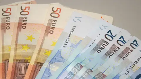 Billetes de euro. Billetes de euro.