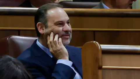 Imagen de archivo del exministro José Luis Ábalos durante un pleno del Congreso de los Diputados. Imagen de archivo del exministro José Luis Ábalos durante un pleno del Congreso de los Diputados.