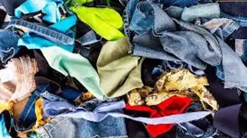 Residuos textis para a súa reciclaxe. Residuos textiles