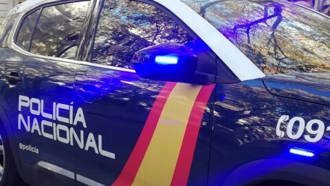 Un coche de la Policía Nacional