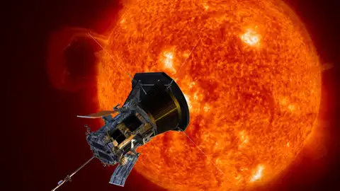 Fotografía cedida por la NASA y el Laboratorio de Física Aplicada de la Universidad Johns Hopkins de una ilustración artística de la sonda espacial solar Parker acercándose al sol. La sonda solar Parker de la NASA se encuentra en "buen estado y operando normalmente" tras su aproximación más cercana al Sol, ocurrida el pasado martes 24 de diciembre. Fotografía cedida por la NASA y el Laboratorio de Física Aplicada de la Universidad Johns Hopkins de una ilustración artística de la sonda espacial solar Parker acercándose al sol. La sonda solar Parker de la NASA se encuentra en "buen estado y operando normalmente" tras su aproximación más cercana al Sol, ocurrida el pasado martes 24 de diciembre.
