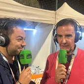 José Ramón de la Morena, con Edu Pidal. José Ramón de la Morena, con Edu Pidal.