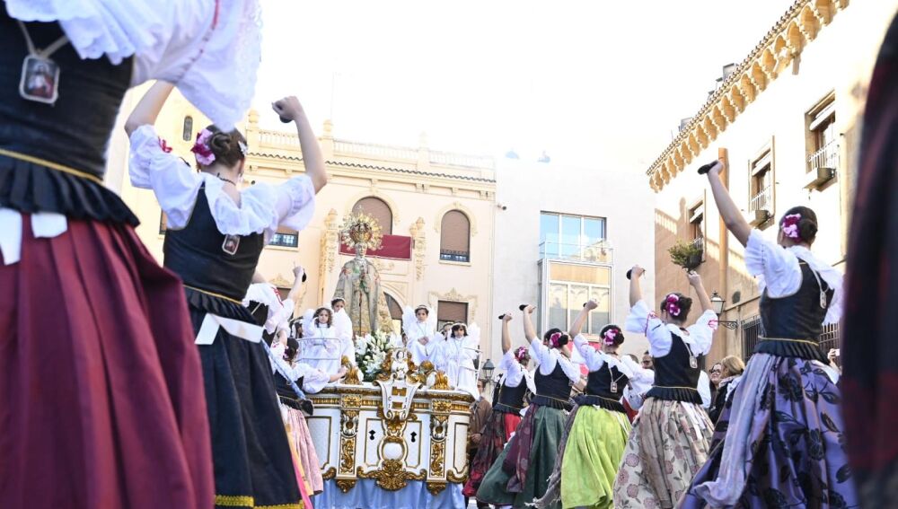 Procesión de las fiestas de la Venida de la Virgen de Elche de 2024.