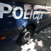 Furgón de la Policía Nacional en las calles de Madrid. Furgón de la Policía Nacional en las calles de Madrid.