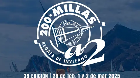 Abiertas las inscripciones de la regata de Invierno 200 millas a2 del Club Náutico de Altea Abiertas las inscripciones de la regata de Invierno 200 millas a2 del Club Náutico de Altea