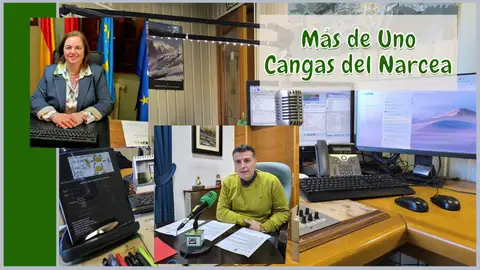Montse Fernández (Alcaldesa de Tineo) y José Luis Fontaniella (Alcalde de Cangas) Montse Fernández (Alcaldesa de Tineo) y José Luis Fontaniella (Alcalde de Cangas)