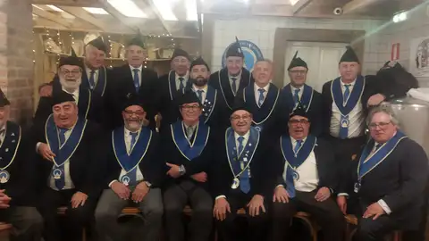 Imagen realizada durante la comida de Navidad Imagen realizada durante la comida de Navidad