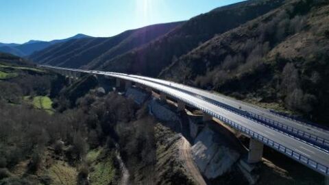 Reapertura del viaducto de O Castro. Imagen: Ministerio de Transportes