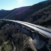Reapertura del viaducto de O Castro. Imagen: Ministerio de Transportes Reapertura del viaducto de O Castro. Imagen: Ministerio de Transportes