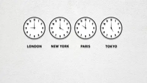 Distintos husos horarios Distintos husos horarios