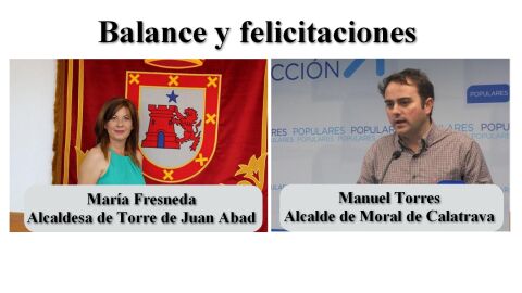 Mar&iacute;a Fresneda (Torre de Juan Abad) y Manuel Torres (Moral de Calatrava)