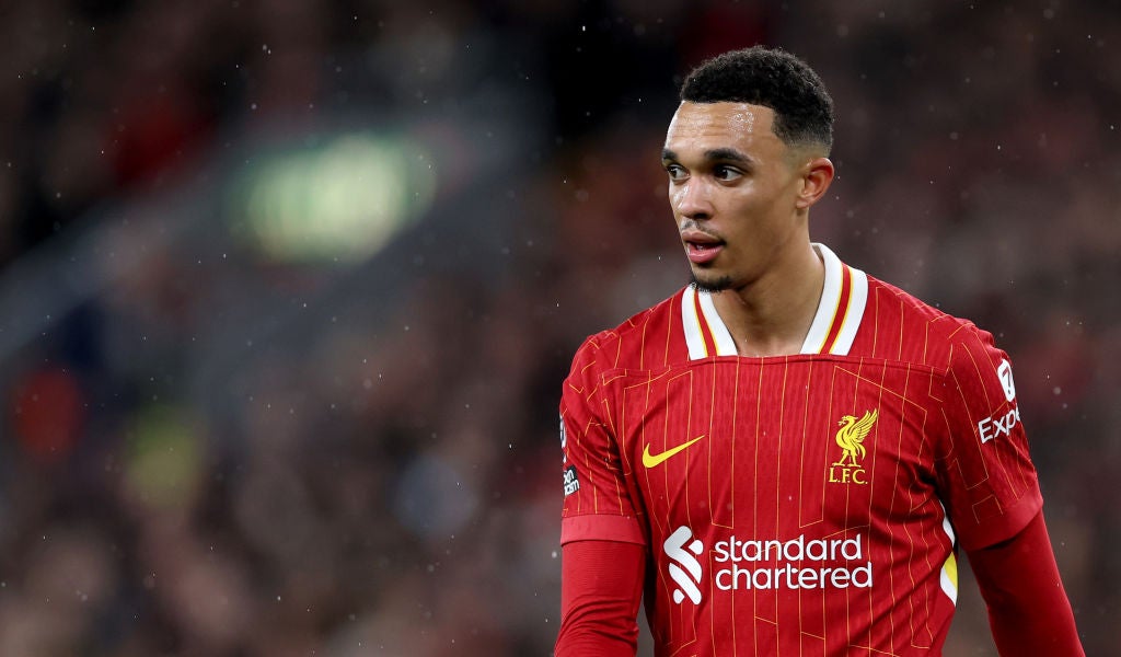Trent Alexander-Arnold durante un partido con el Liverpool Trent Alexander-Arnold durante un partido con el Liverpool