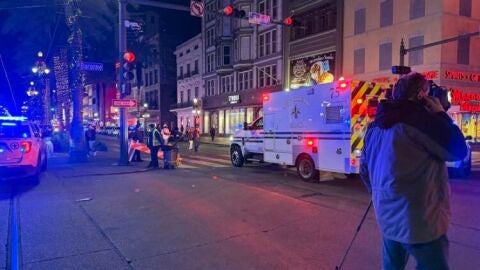Al menos 10 muertos y 30 heridos por un atropello múltiple en Nueva Orleans
