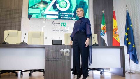 María Guardiola en el discurso de fin de año