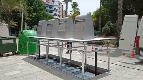 Contenedores soterrados en Torrevieja Contenedores soterrados en Torrevieja