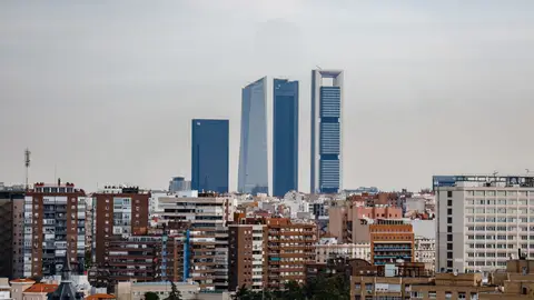 Vista aérea de Madrid. Vista aérea de Madrid.