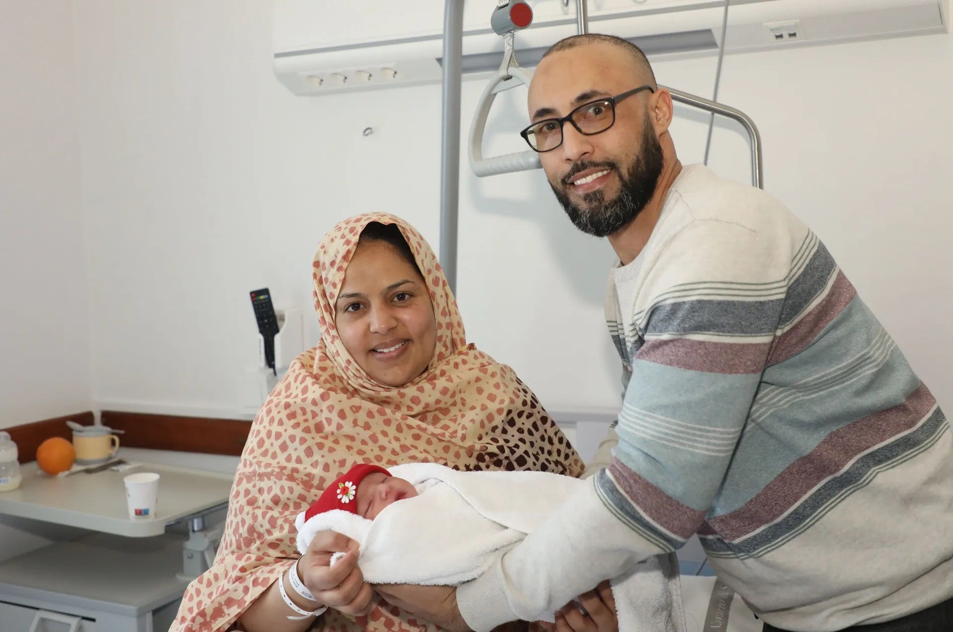 Abidin se convierte en el primer bebé navarro de 2025 Abidin se convierte en el primer bebé navarro de 2025