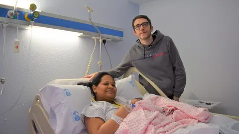 Noa Valeria nace en el Hospital Príncipe de Asturias Primera alcalaína de 2025