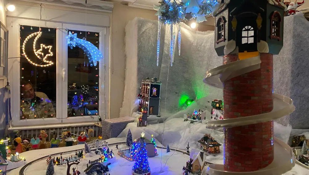 Ciudad nevada, desde dentro de la casa Ciudad nevada, desde dentro de la casa