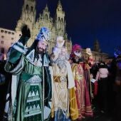 Los Reyes Magos adelantan su llegada a Santiago y este sábado recorrerá la Cabalgata las rúas compostelanas