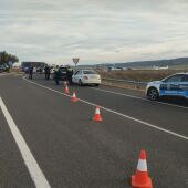 Control policial en el acceso a la fiesta rave de Ciudad Real