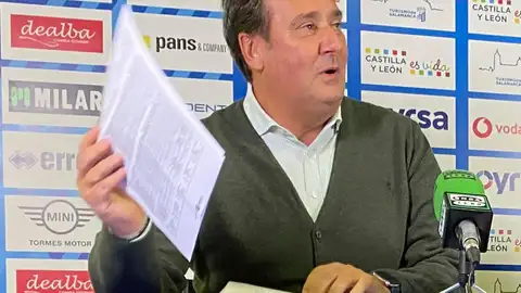 Jorge Recio, en una rueda de prensa Jorge Recio, en una rueda de prensa