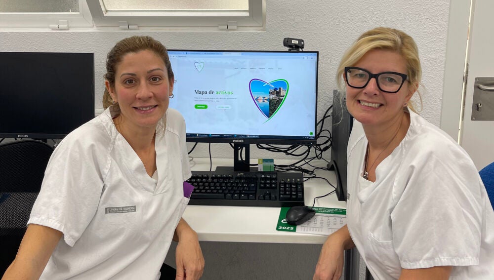 Enfermeras del centro de salud de Altabix de Elche que han participado en el estudio.