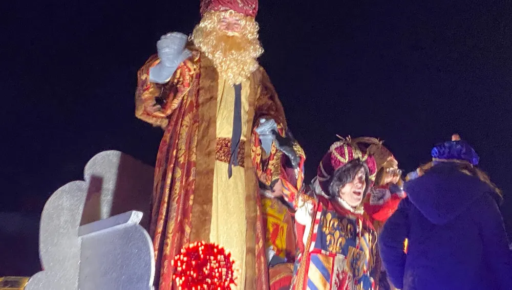 Gaspar, en su carroza Gaspar, en su carroza