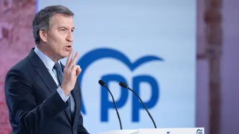 El presidente del Partido Popular, Alberto Núñez Feijóo, en una imagen de archivo El presidente del Partido Popular, Alberto Núñez Feijóo, en una imagen de archivo