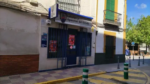 Administración de Lotería de Villarrubia donde se vendió una serie del segundo premio Administración de Lotería de Villarrubia donde se vendió una serie del segundo premio