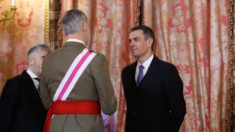 Pedro Sánchez, presidente del Gobierno, durante el acto de celebración de la Pascua Militar Pedro Sánchez, presidente del Gobierno, durante el acto de celebración de la Pascua Militar