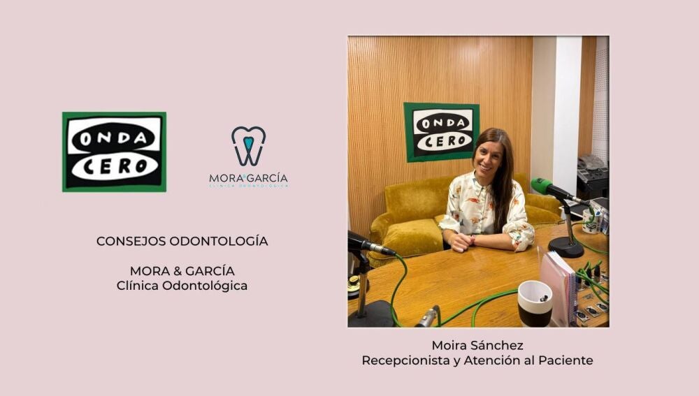 Moira Sánchez, recepcionista y atención al paciente de Mora & García clínica odontológica
