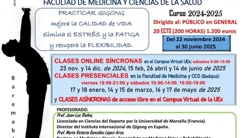 La Universidad de Extremadura desarrolla un curso sobre cómo practicar y enseñar ejercicios para el bienestar La Universidad de Extremadura desarrolla un curso sobre cómo practicar y enseñar ejercicios para el bienestar