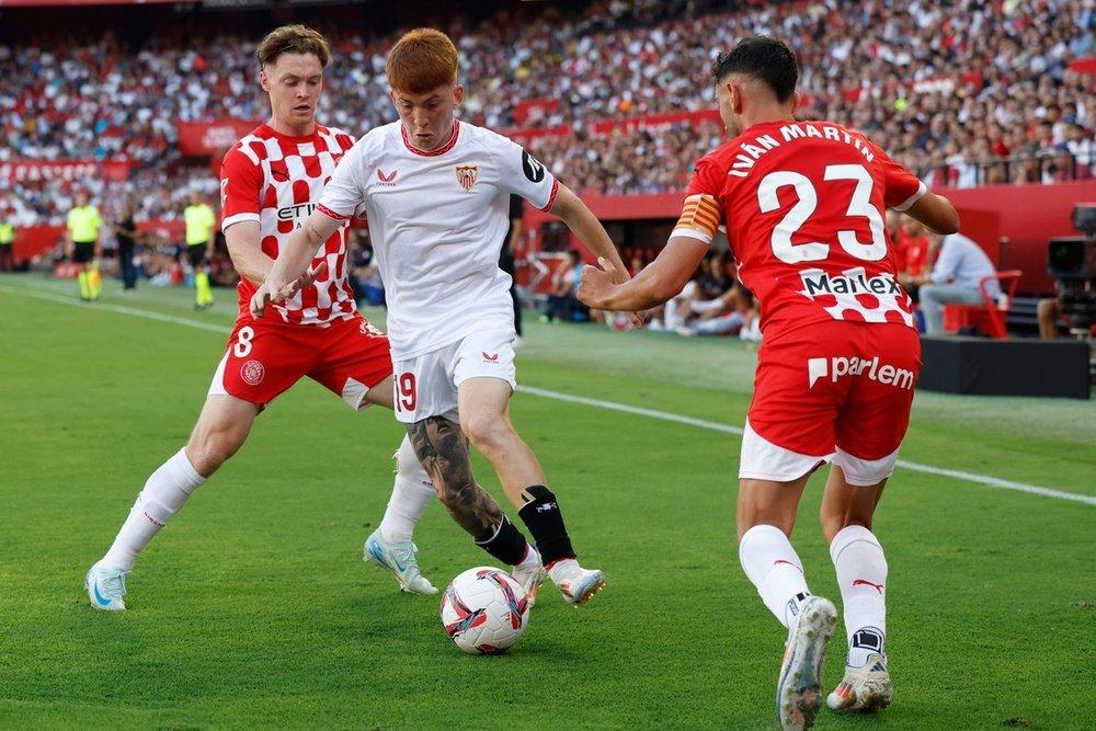 Puerta abierta en el vestuario del Sevilla Puerta abierta en el vestuario del Sevilla