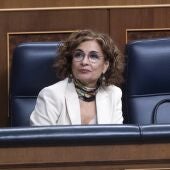 La vicepresidenta primera y ministra de Hacienda, María Jesús Montero/ Alberto Ortega / Europa Press