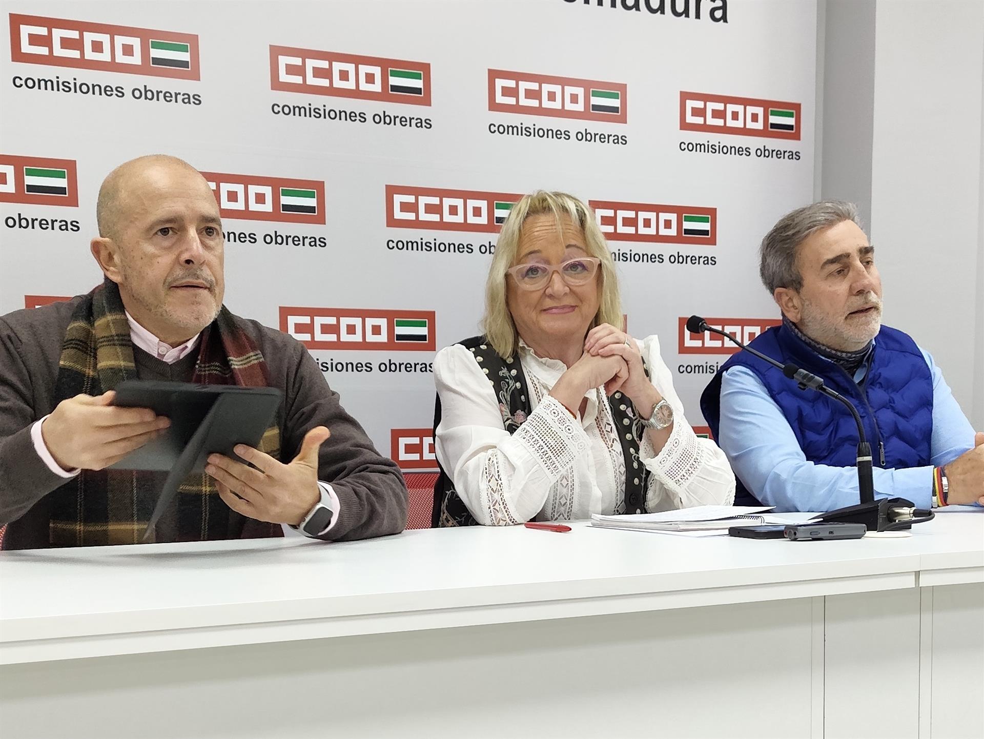 CCOO Extremadura afronta el 2025 con la subida de salarios y la reducción de la jornada como principales retos CCOO Extremadura afronta el 2025 con la subida de salarios y la reducción de la jornada como principales retos