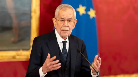 Alexander Van der Bellen, presidente de Austria Alexander Van der Bellen, presidente de Austria