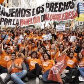 Participantes en la manifestación celebrada en Madrid 