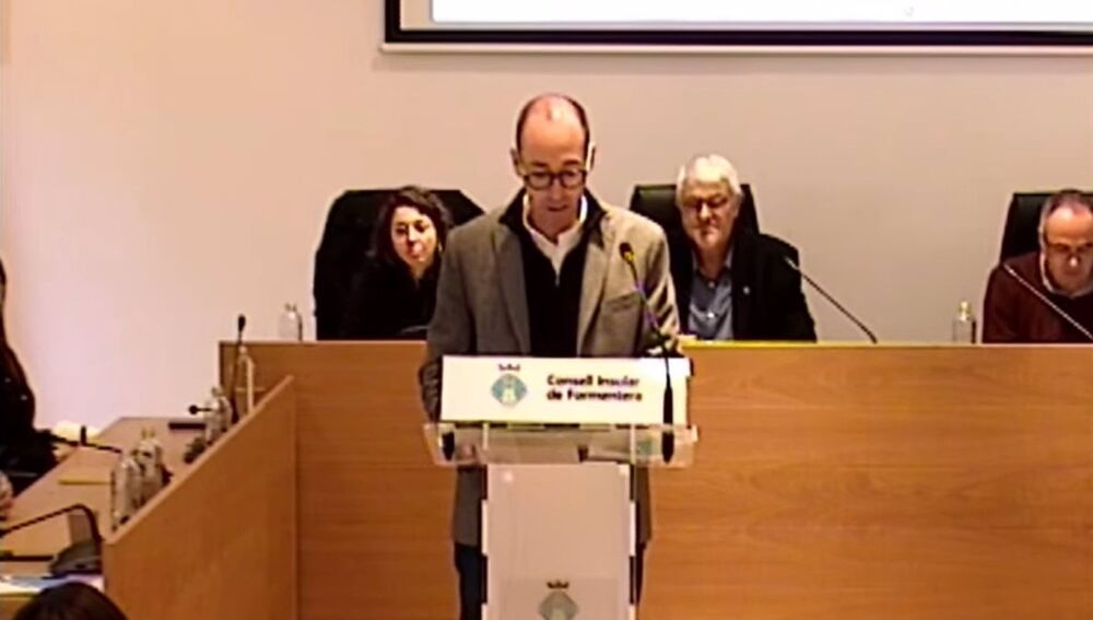 El nuevo presidente del Consell de Formentera, Óscar Portas
