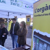 La concejala de Medioambiente, María Fajardo, en un punto de información de la campaña. La concejala de Medioambiente, María Fajardo, en un punto de información de la campaña.