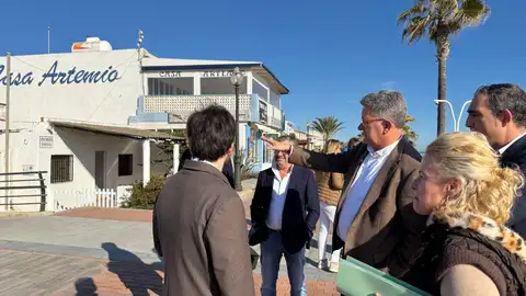 Martinez Mus visita Torre la Sal Martinez Mus visita Torre la Sal