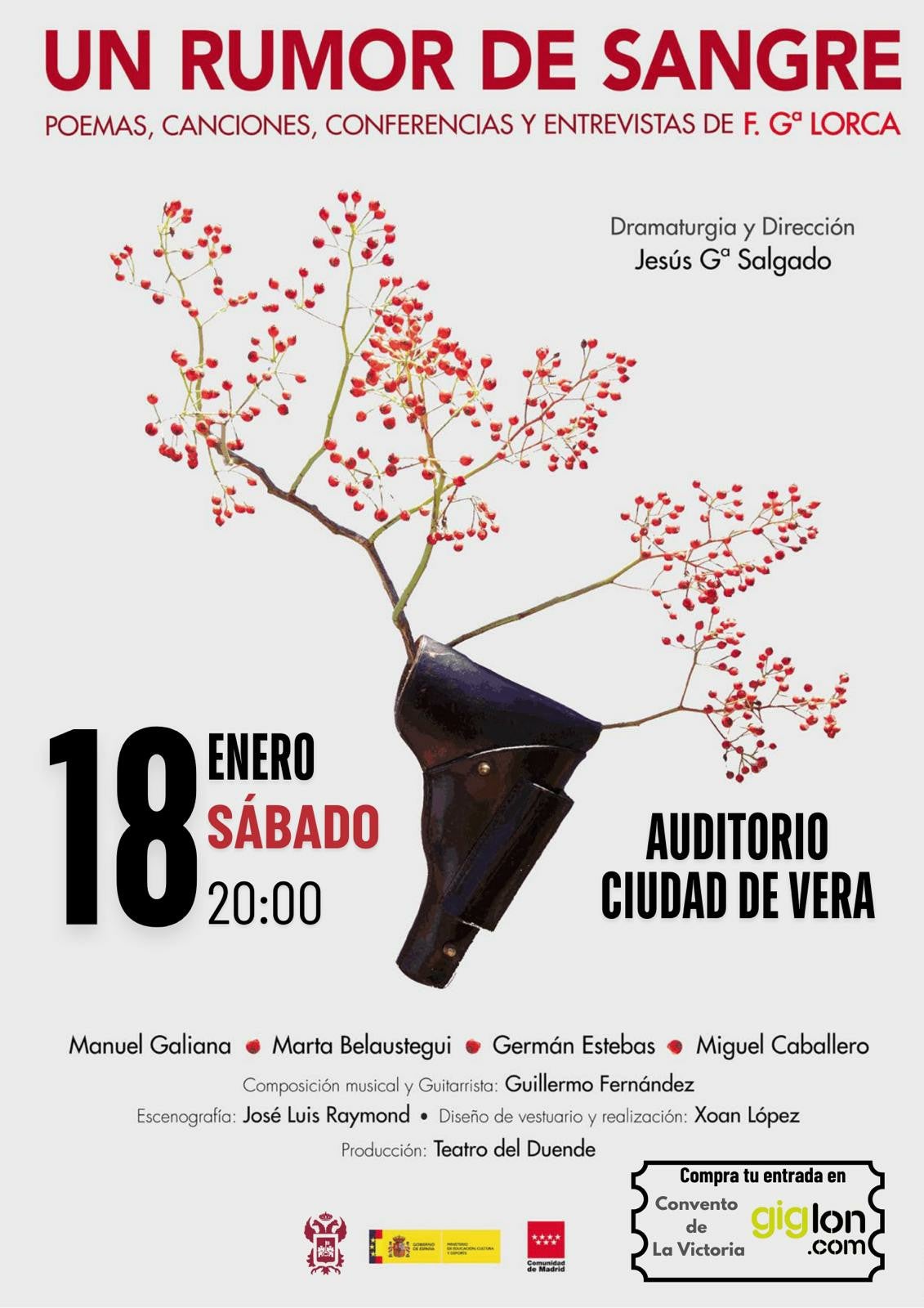 Un García Lorca 'muy almeriense' en el Auditorio de Vera Un García Lorca 'muy almeriense' en el Auditorio de Vera
