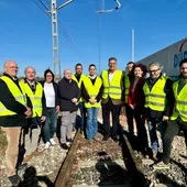 Visita Conseller vías FGV en Alginet Visita Conseller vías FGV en Alginet