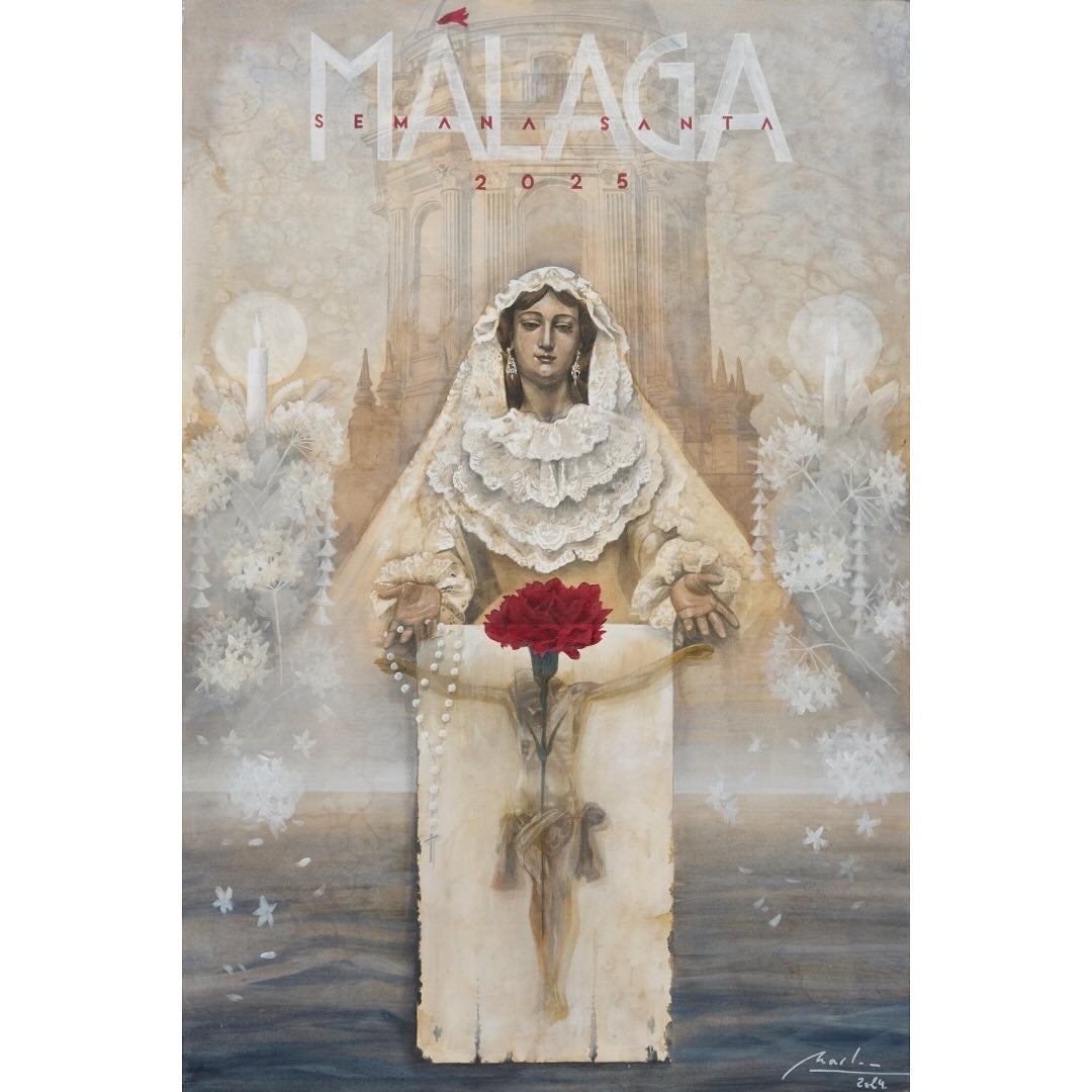 La Virgen del Rocío y el Cristo de la Redención protagonizan el cartel de la Semana Santa de Málaga de 2025 La Virgen del Rocío y el Cristo de la Redención protagonizan el cartel de la Semana Santa de Málaga de 2025