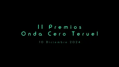 Gala II Premios Onda Cero Aragón Gala II Premios Onda Cero Aragón