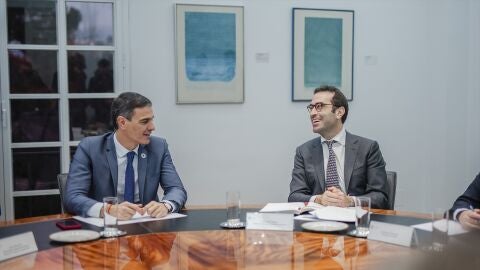 Pedro S&aacute;nchez y Carlos Cuerpo en una foto de archivo