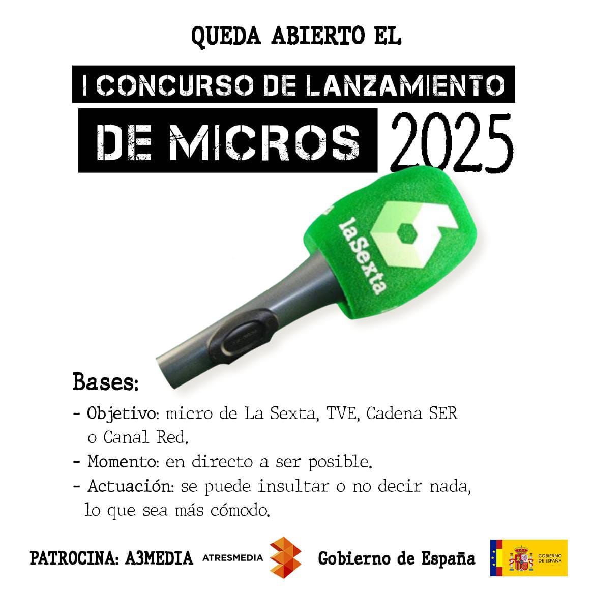 Vox promueve un concurso de lanzar micrófonos de periodistas tras el episodio de Antonio Maestre y Vito Quiles Vox promueve un concurso de lanzar micrófonos de periodistas tras el episodio de Antonio Maestre y Vito Quiles
