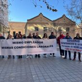Protesta Hospital Ribera en Consellería de Sanidad