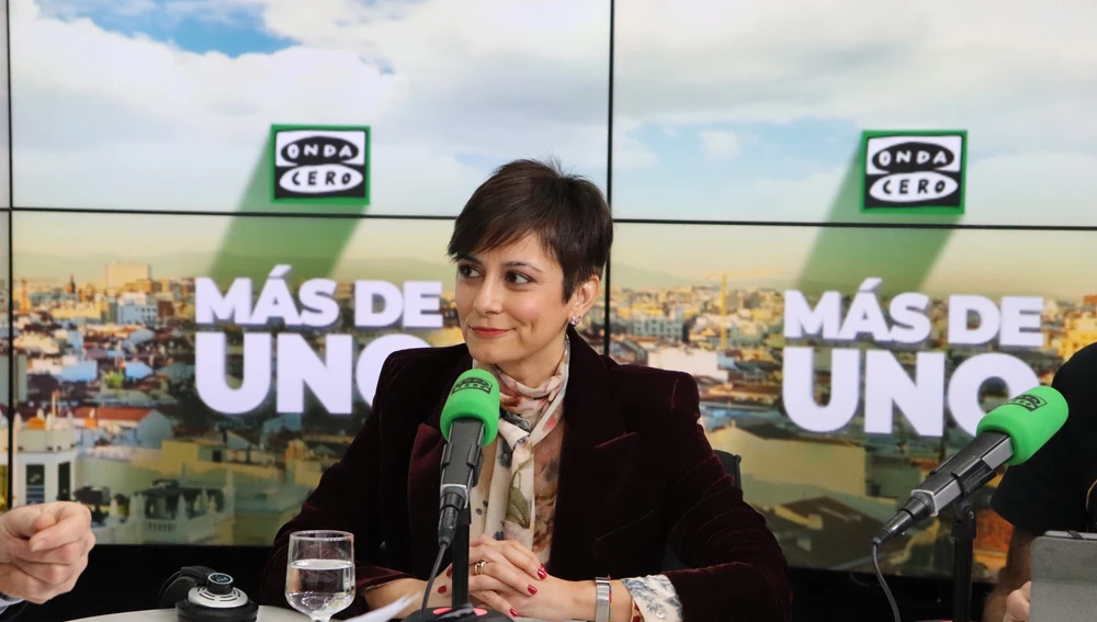 La ministra de Vivienda y Agenda Urbana, Isabel Rodríguez, durante su entrevista con Carlos Alsina en 'Más de uno' La ministra de Vivienda y Agenda Urbana, Isabel Rodríguez, durante su entrevista con Carlos Alsina en 'Más de uno'