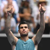 Alcaraz firma su set más rápido en slam en su victoria frente a Nishioka Alcaraz firma su set más rápido en slam en su victoria frente a Nishioka